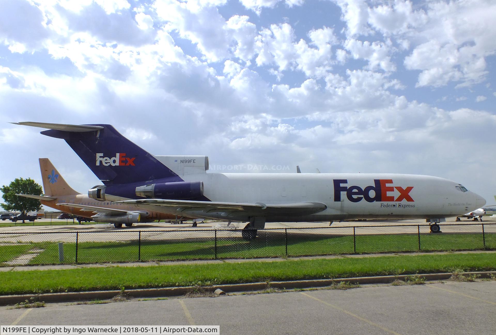 N199FE, 1967 Boeing 727-173C C/N 19509, Boeing 727-173C at the Kansas Aviation Museum, Wichita KS