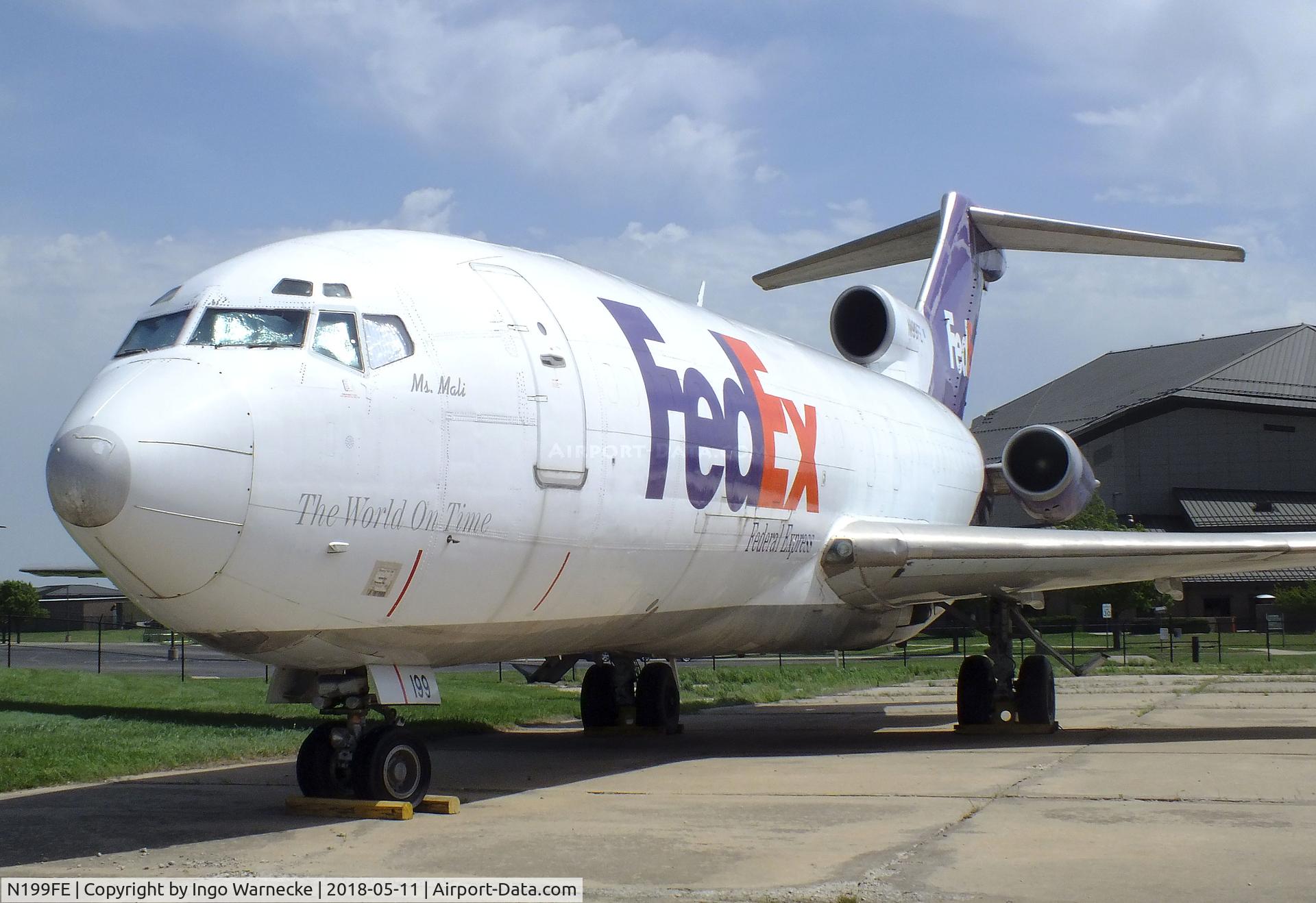 N199FE, 1967 Boeing 727-173C C/N 19509, Boeing 727-173C at the Kansas Aviation Museum, Wichita KS