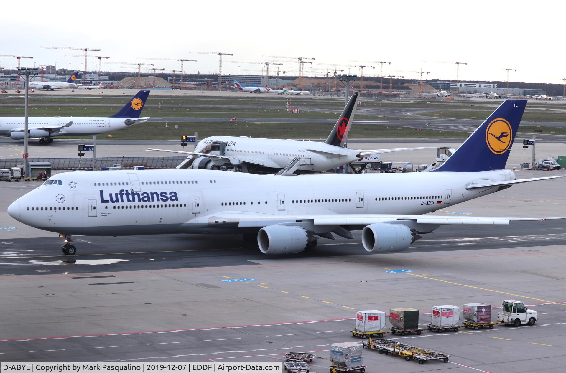 D-ABYL, 2014 Boeing 747-830 C/N 37836, Boeing 747-830