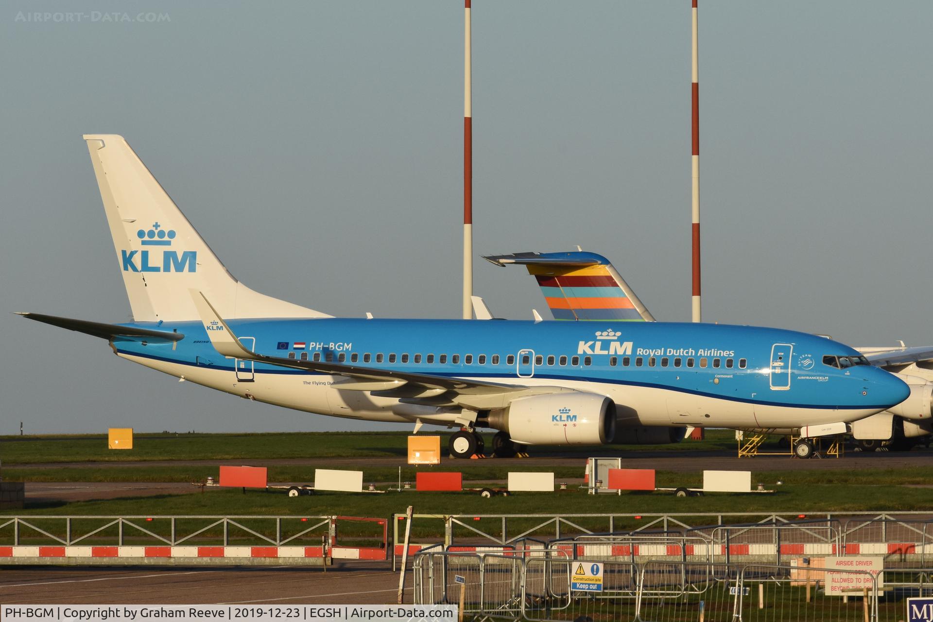 PH-BGM, 2011 Boeing 737-7K2 C/N 39255, Just been pulled out of the 