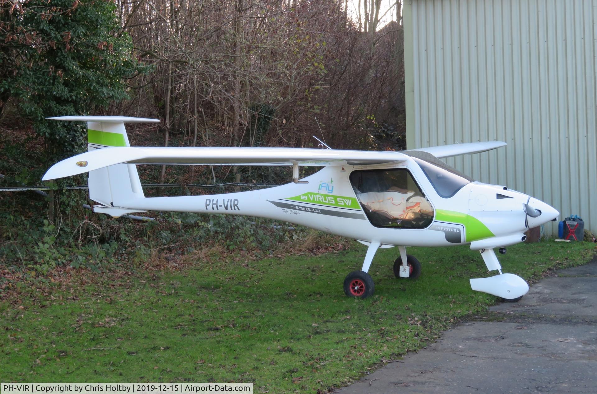 PH-VIR, 2016 Pipistrel Virus SW 121 C/N VSW 1210007, Parked outside hangar at Rochester Airport