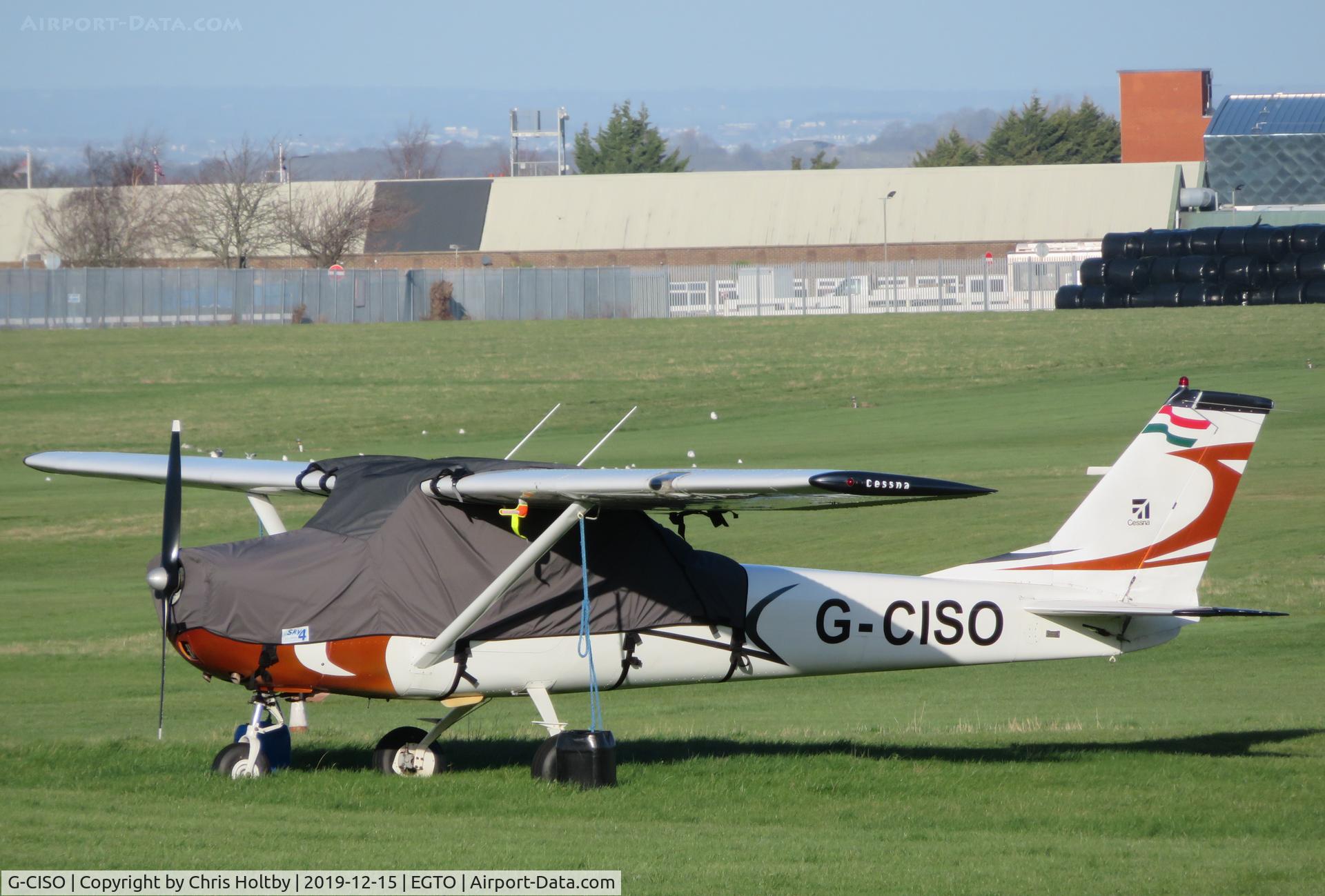 G-CISO, 1967 Cessna 150G C/N 150-66914, Parked at Rochester Airport