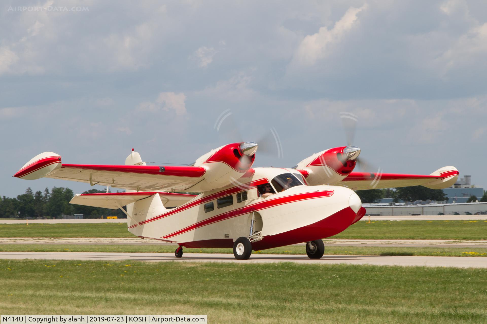 N414U, 1945 Grumman G-44 Widgeon C/N 1427, At AirVenture 2019