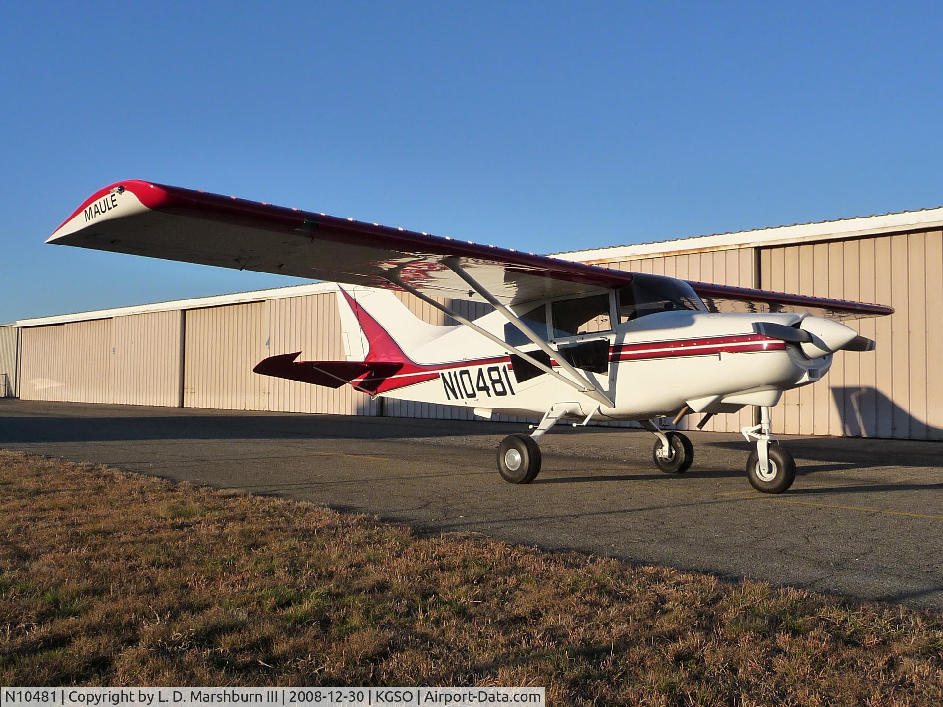 N10481, 1998 Maule MXT-7-180A Star Rocket C/N 21036C, The 1998 Maule MXT-7-180A Model Name is actually a “Comet”.