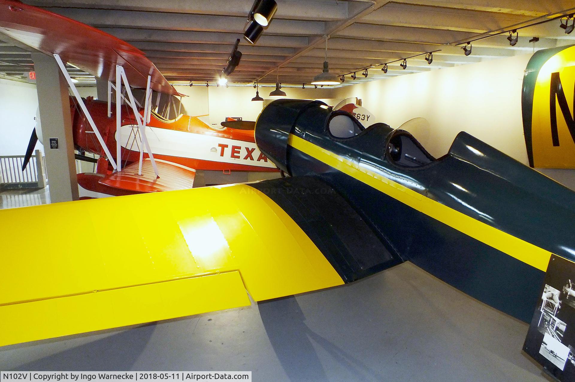 N102V, Watkins Aircraft SKYLARK C/N Not found, Watkins Skylark SL at the Kansas Aviation Museum, Wichita KS