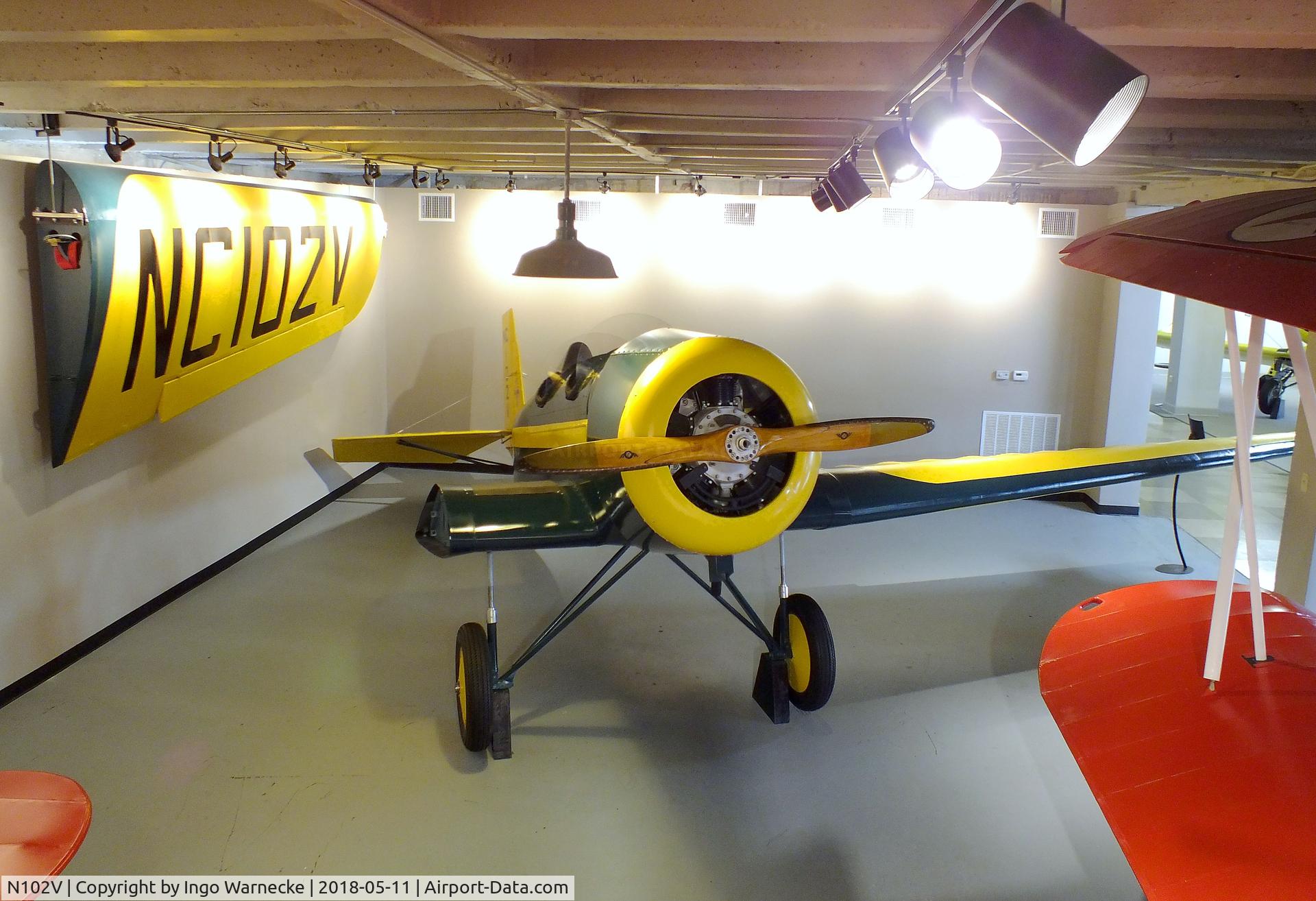 N102V, Watkins Aircraft SKYLARK C/N Not found, Watkins Skylark SL at the Kansas Aviation Museum, Wichita KS