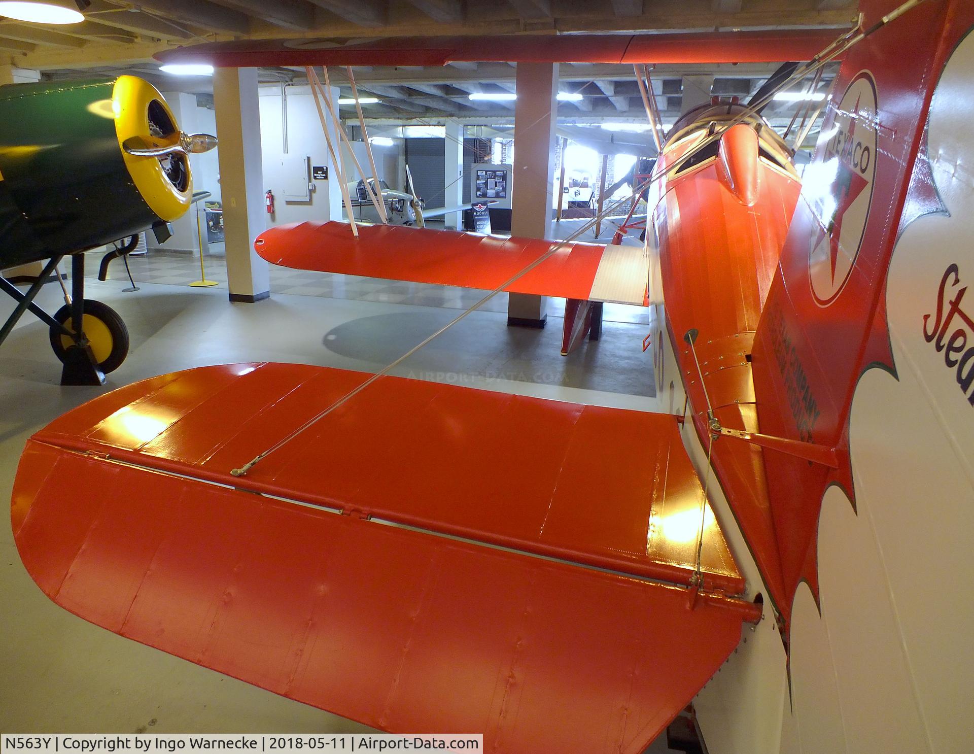 N563Y, Stearman 4-D Junior Speedmail C/N 4027, Stearman 4-D Junior Speedmail at the Kansas Aviation Museum, Wichita KS