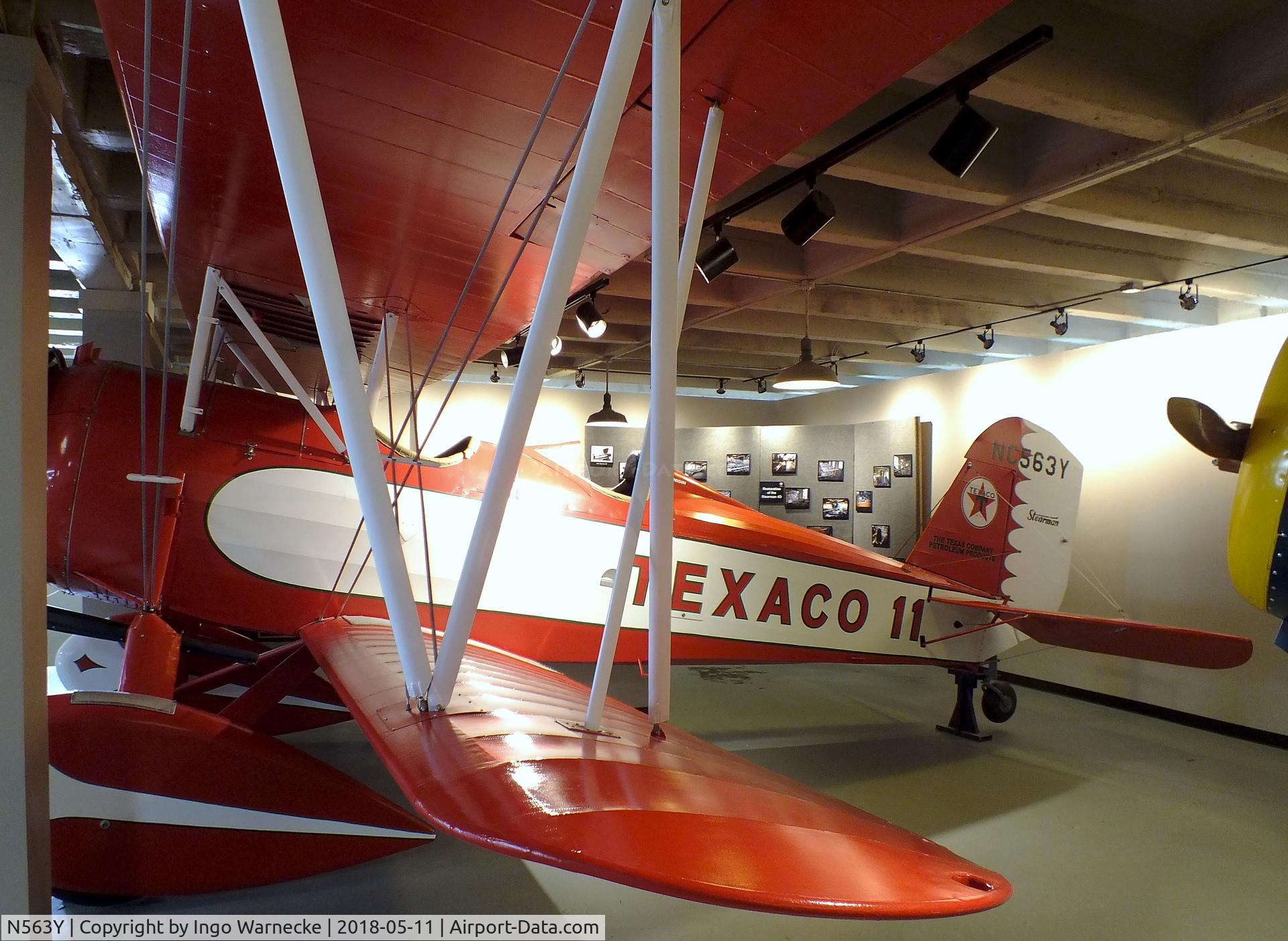 N563Y, Stearman 4-D Junior Speedmail C/N 4027, Stearman 4-D Junior Speedmail at the Kansas Aviation Museum, Wichita KS