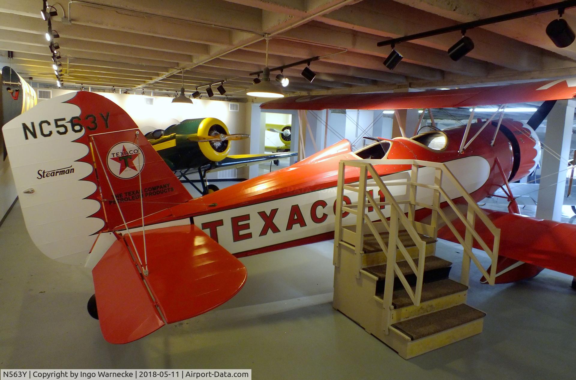 N563Y, Stearman 4-D Junior Speedmail C/N 4027, Stearman 4-D Junior Speedmail at the Kansas Aviation Museum, Wichita KS