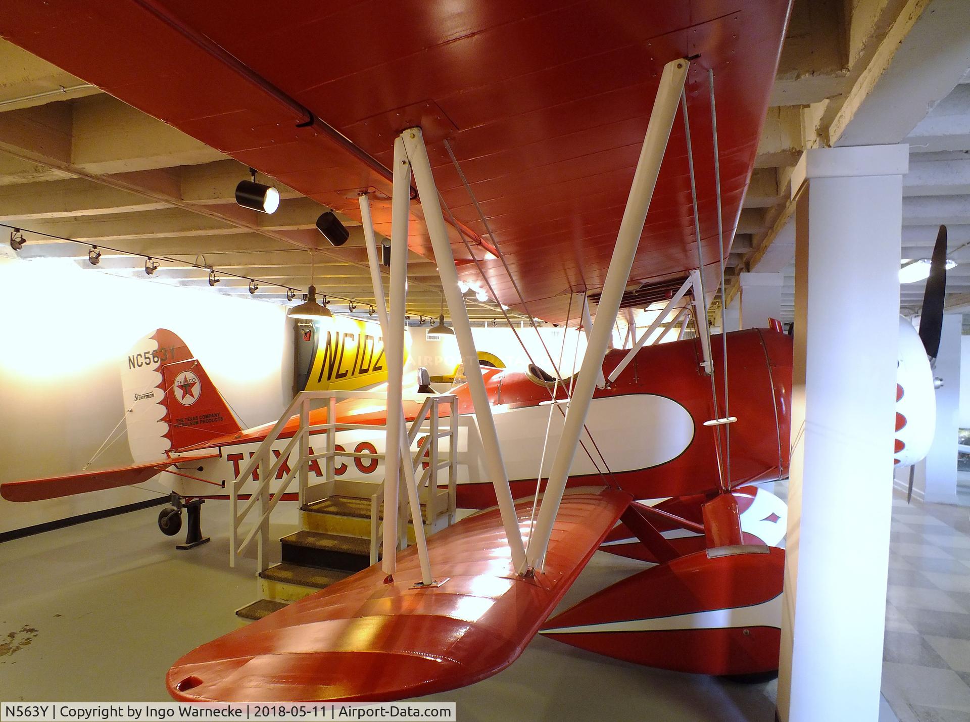 N563Y, Stearman 4-D Junior Speedmail C/N 4027, Stearman 4-D Junior Speedmail at the Kansas Aviation Museum, Wichita KS