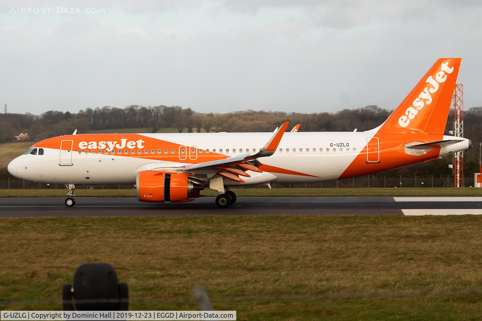 G-UZLG, 2019 Airbus A320-251N C/N 9105, Landing RWY 27