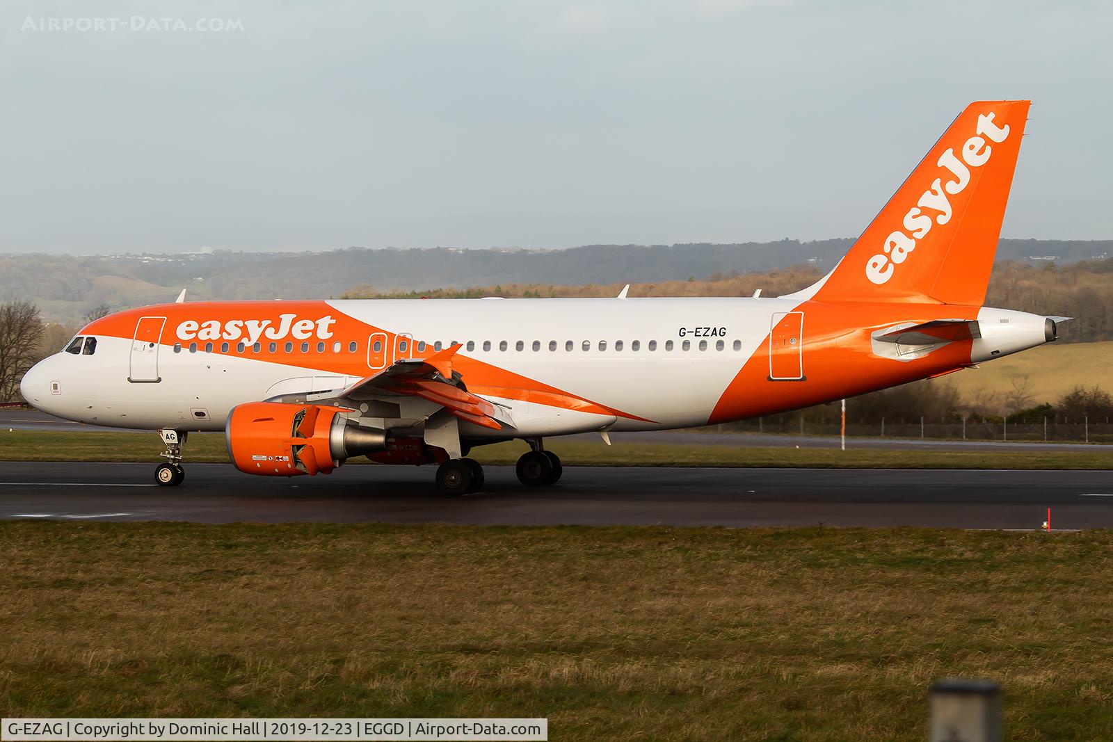 G-EZAG, 2006 Airbus A319-111 C/N 2727, Landing RWY 27