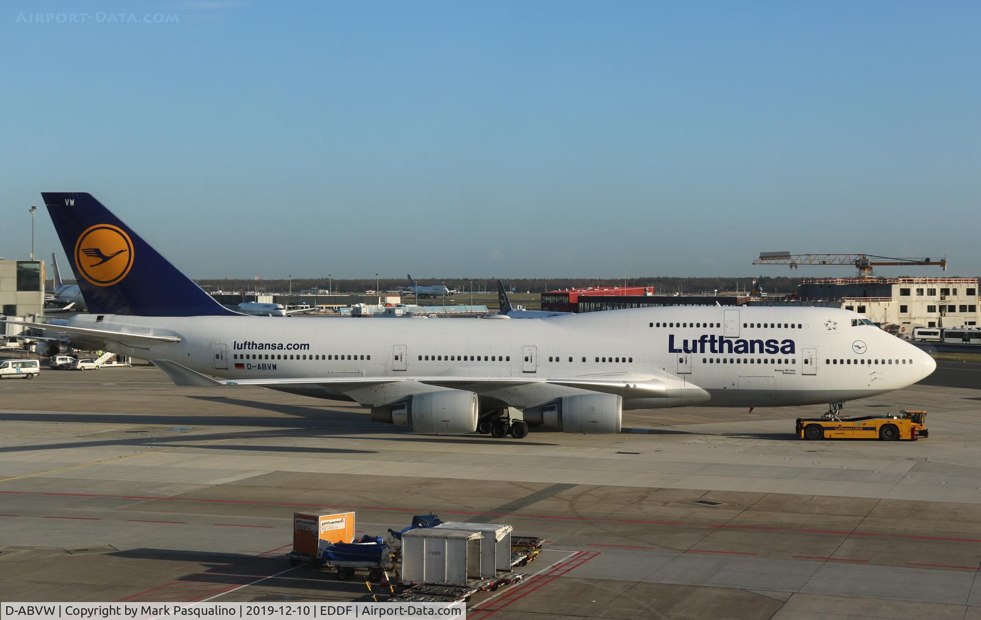 D-ABVW, 1999 Boeing 747-430 C/N 29493, Boeing 747-430