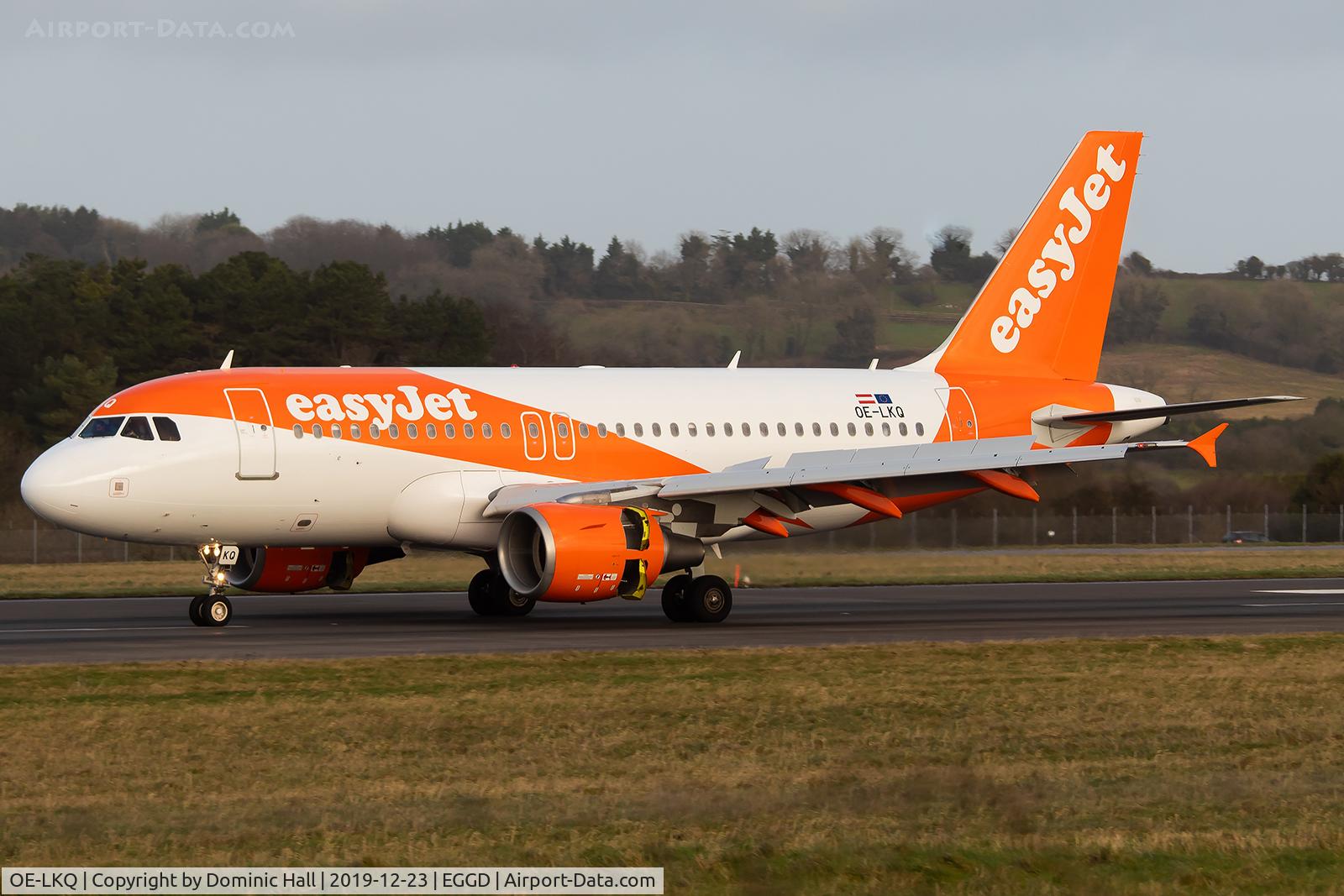 OE-LKQ, 2007 Airbus A319-111 C/N 3061, landing RWY 27