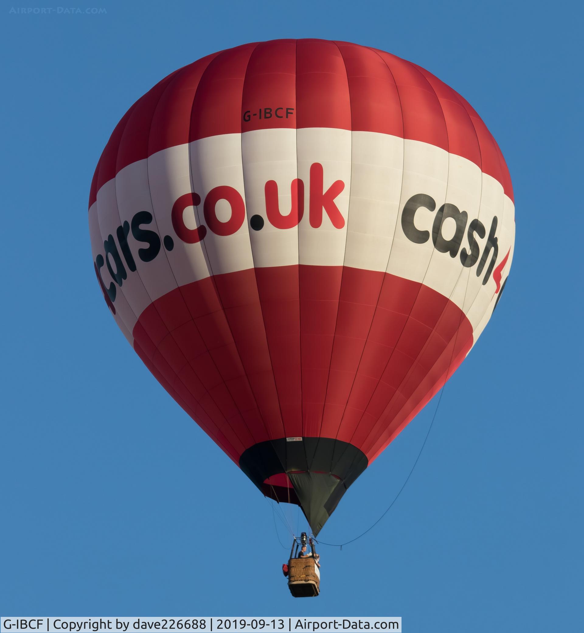 G-IBCF, 2012 Cameron Balloons Z-105 C/N 11677, G IBCF at the 2019 Longleat Skysafari