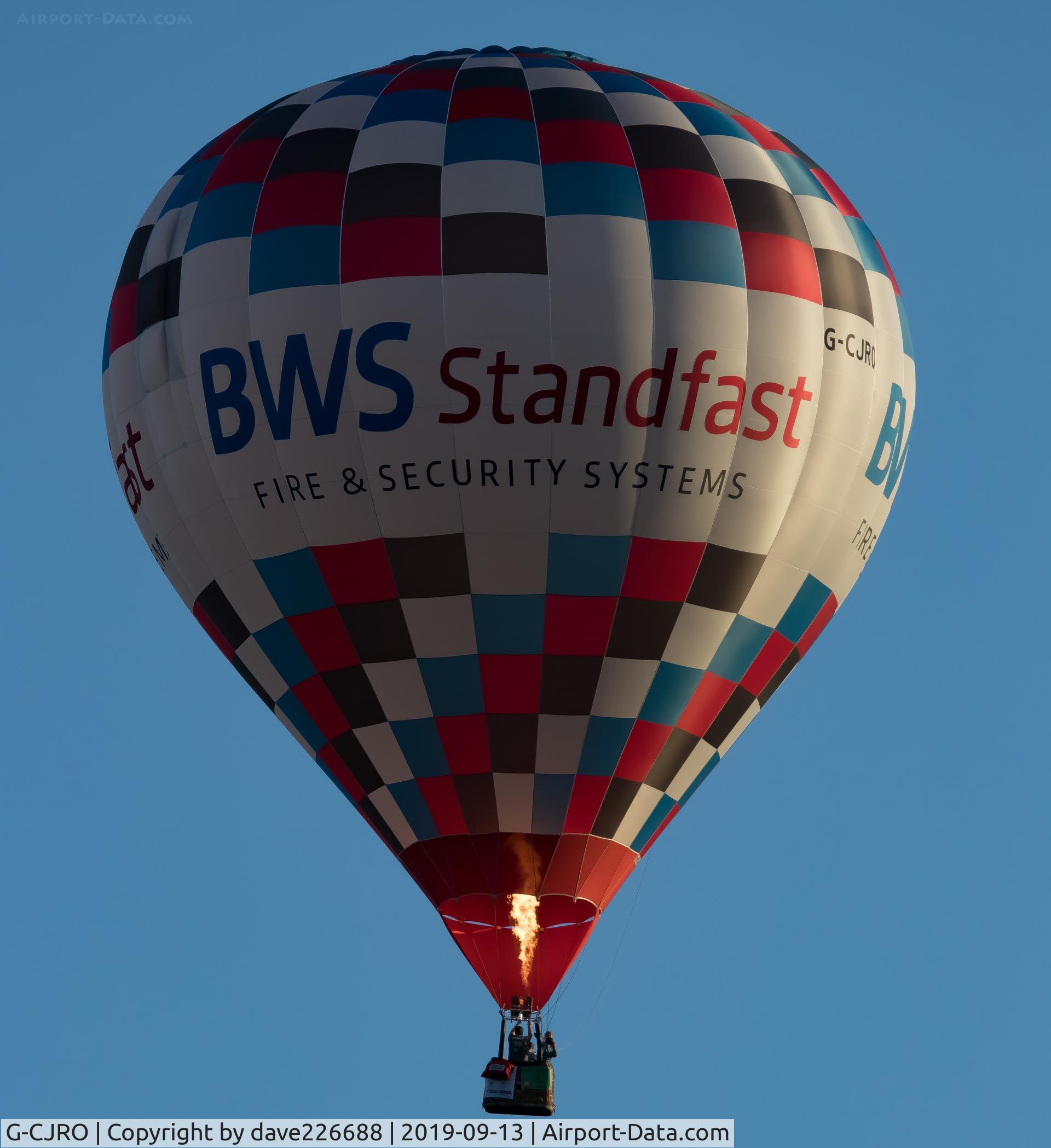 G-CJRO, 2017 Cameron Balloons Z-105 C/N 12055, G CJRO at the 2019 Longleat Skysafari