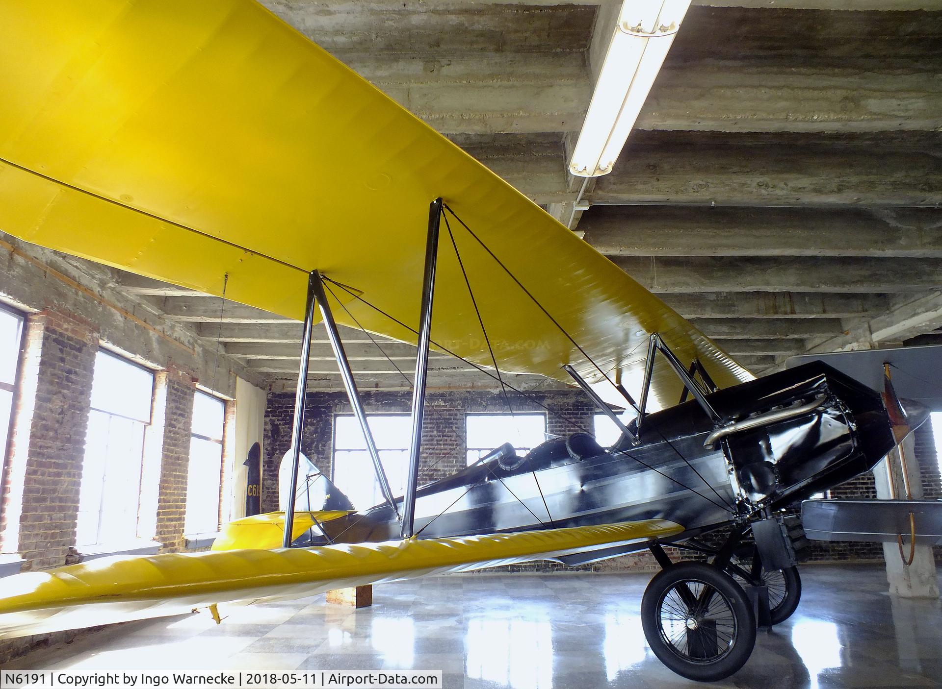 N6191, Swallow OX-5 Swallow C/N 1005, Swallow Aircraft Corp. OX-5 Swallow at the Kansas Aviation Museum, Wichita KS