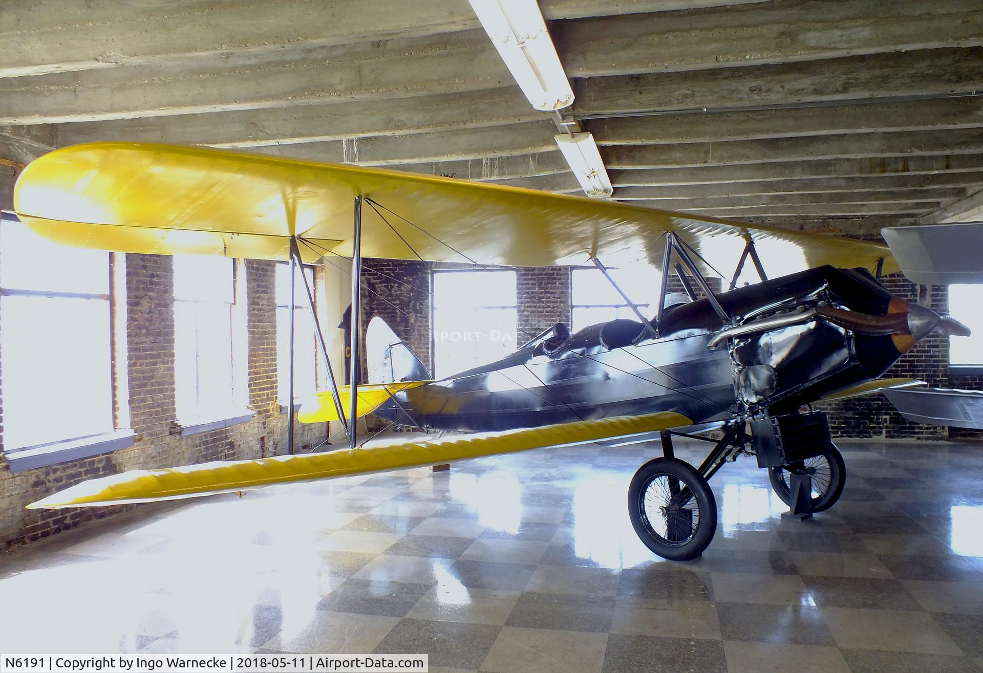N6191, Swallow OX-5 Swallow C/N 1005, Swallow Aircraft Corp. OX-5 Swallow at the Kansas Aviation Museum, Wichita KS