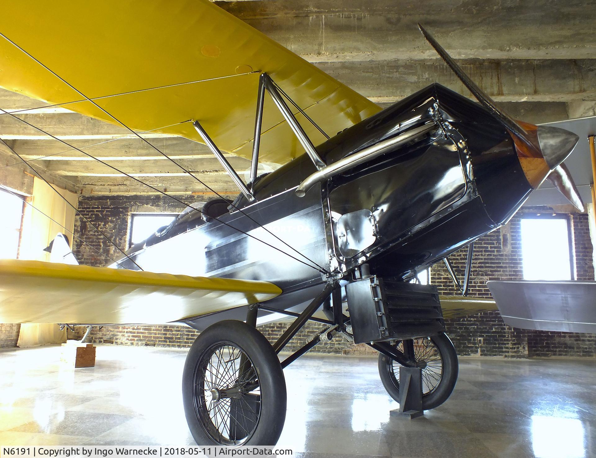 N6191, Swallow OX-5 Swallow C/N 1005, Swallow Aircraft Corp. OX-5 Swallow at the Kansas Aviation Museum, Wichita KS