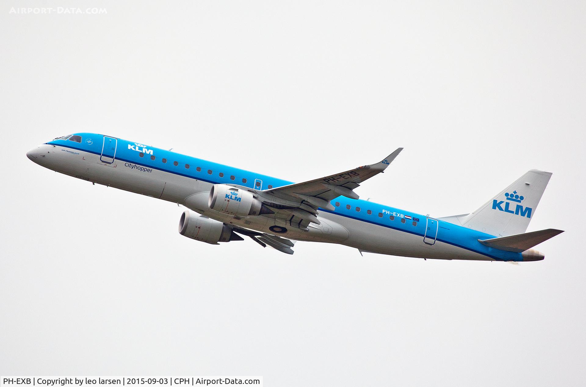 PH-EXB, 2014 Embraer 190STD (ERJ-190-100) C/N 19000658, Copenhagen 3.9.2015