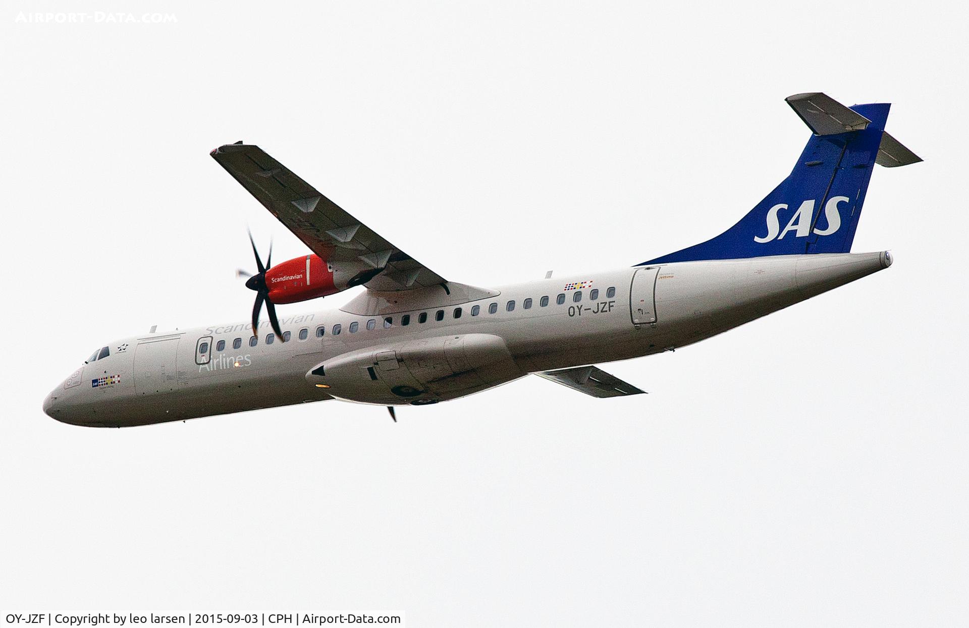 OY-JZF, 2014 ATR 72-212A C/N 1165, Copenhagen 3.9.2015