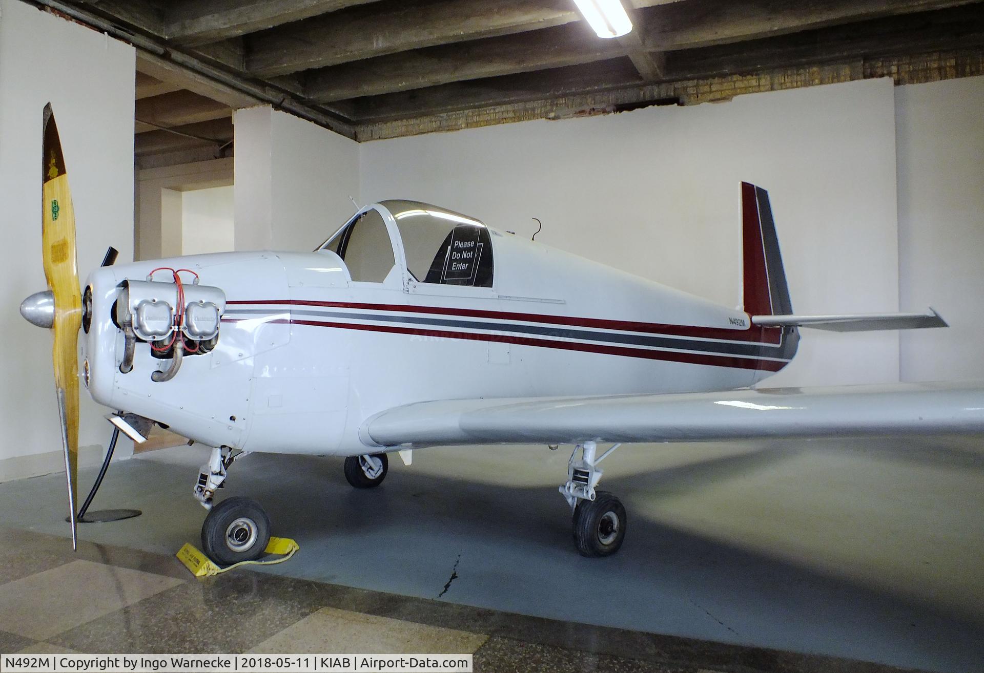 N492M, 1951 Mooney M-18C C/N 245, Mooney M.18C Mite at the Kansas Aviation Museum, Wichita KS