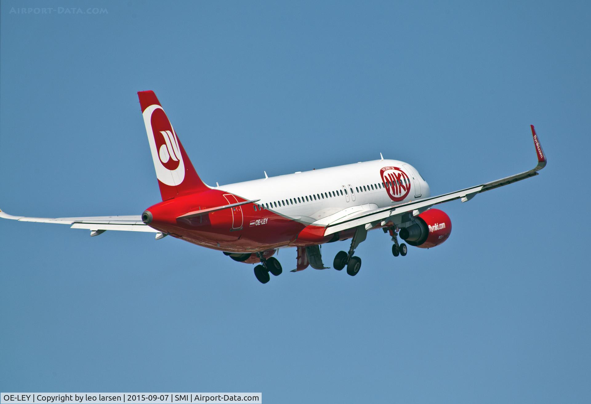 OE-LEY, 2013 Airbus A320-214 C/N 5648, Samos 7.9.2015