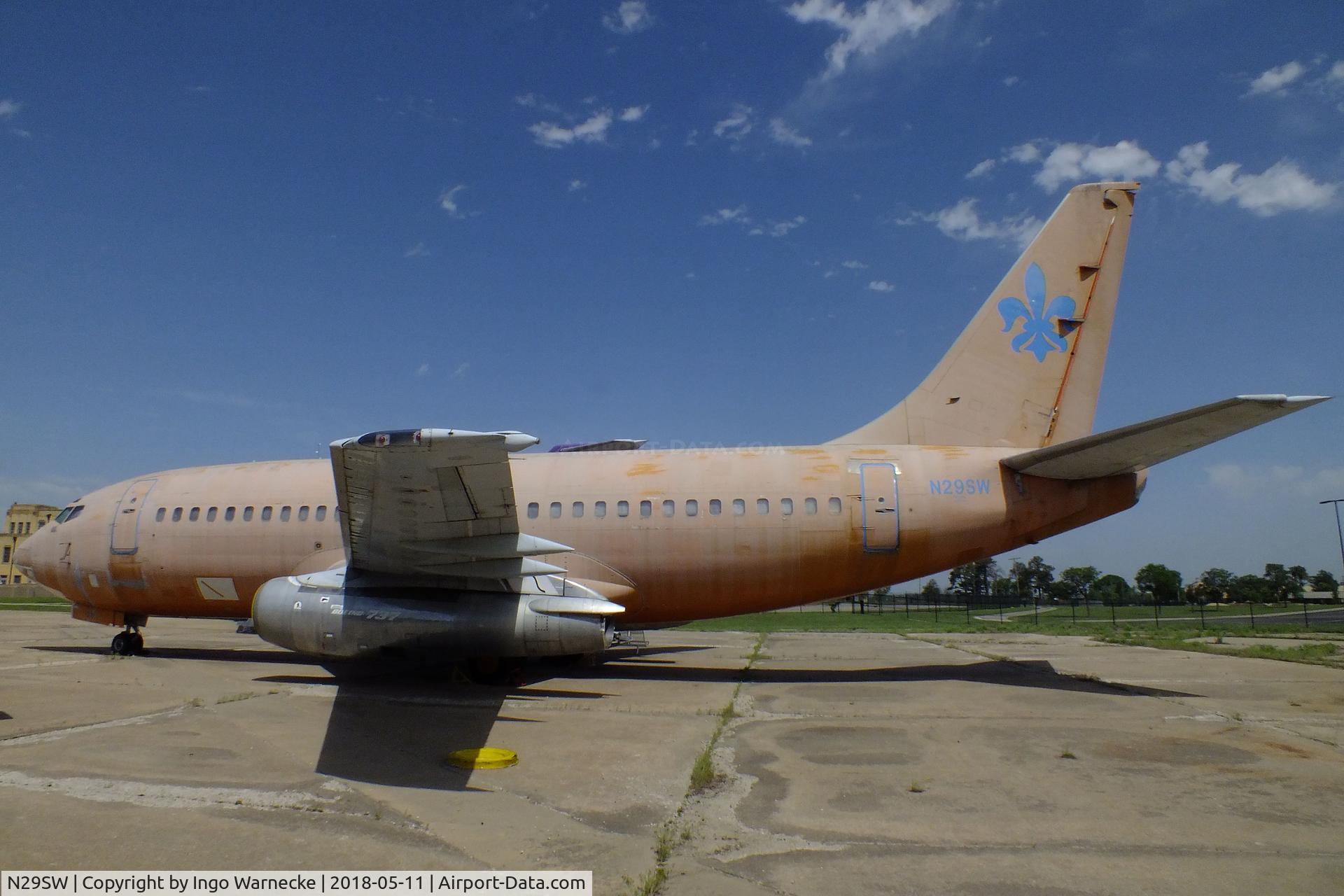 N29SW, 1977 Boeing 737-2H4 C/N 21340, Boeing 737-2H4 at the Kansas Aviation Museum, Wichita KS