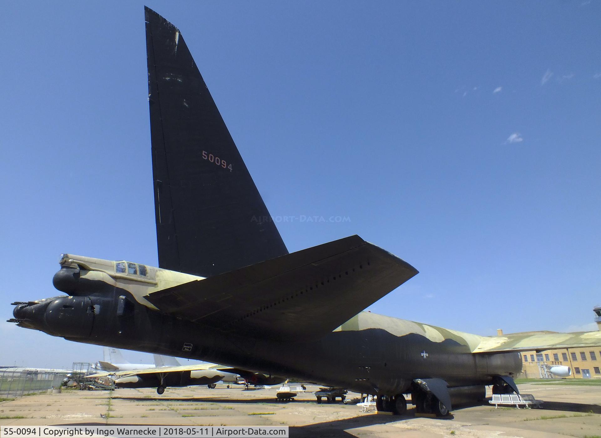 55-0094, 1957 Boeing B-52D-60-BO Stratofortress C/N 17210, Boeing B-52D Stratofortress at the Kansas Aviation Museum, Wichita KS