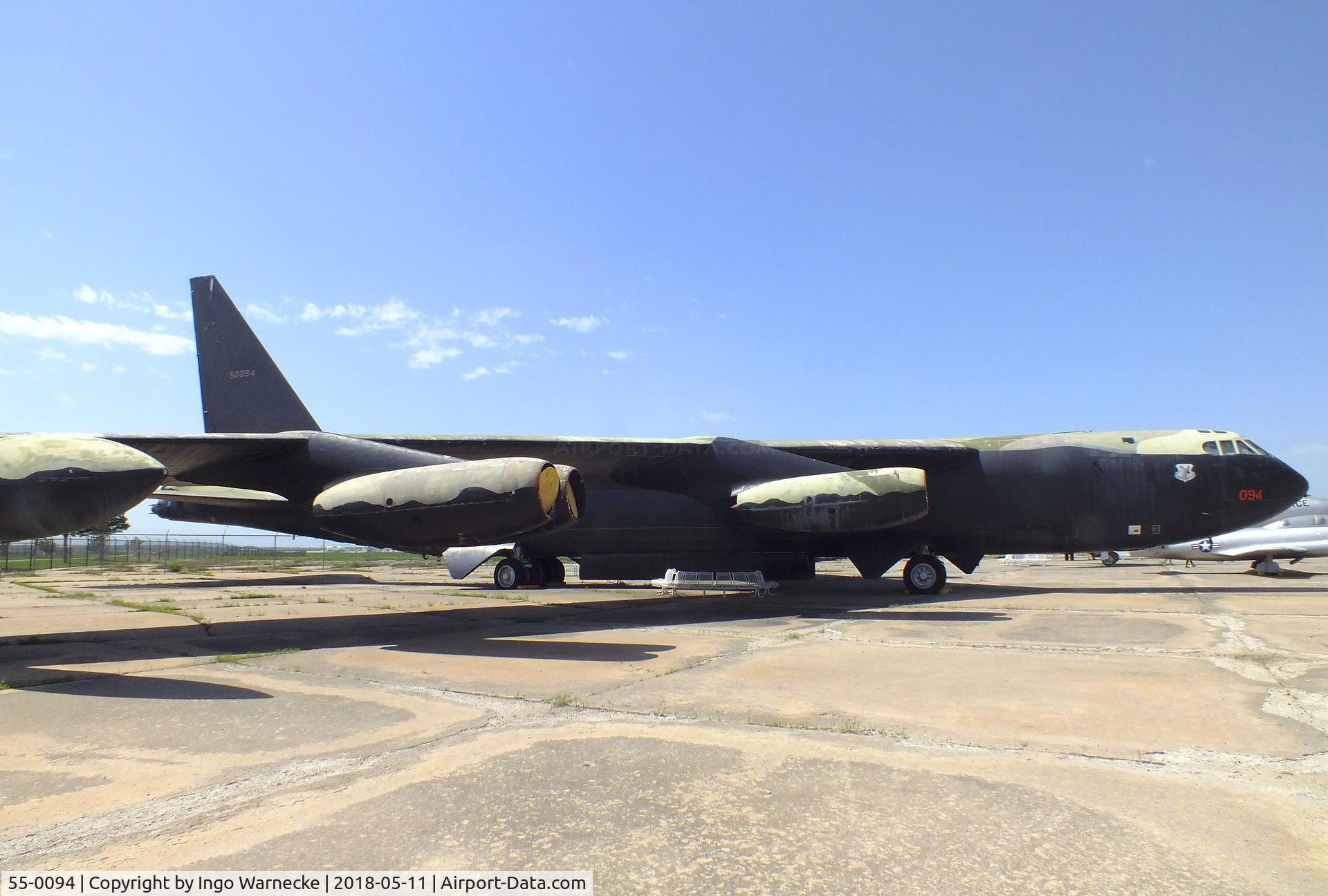 55-0094, 1957 Boeing B-52D-60-BO Stratofortress C/N 17210, Boeing B-52D Stratofortress at the Kansas Aviation Museum, Wichita KS