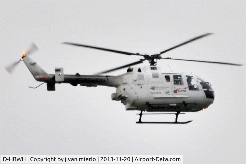 D-HBWH, 1997 MBB Bo-105CBS-5 C/N S-929, Over Ghent; Belgium