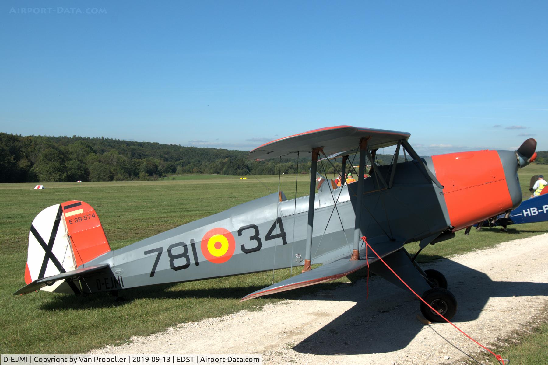 D-EJMI, 1957 CASA 1-131E Jungmann C/N 2194, CASA 1.131E Jungmann at Hahnweide airfield, Germany