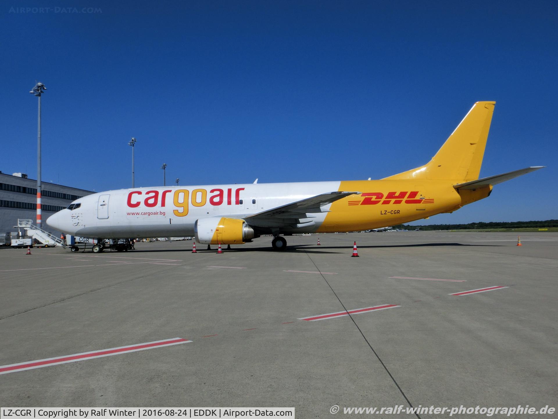 LZ-CGR, 1989 Boeing 737-448SF C/N 24474, Boeing 737-448SF - CGF Cargo Air - 24474 - LZ-CGR - 24.08.2016 - CGN