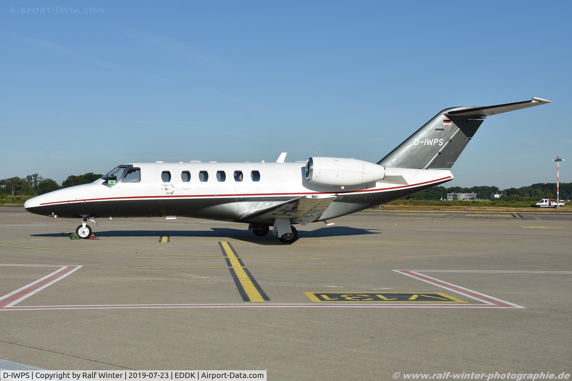 D-IWPS, 2006 Cessna 525 CitationJet CJ1+ C/N 525-0617, Cessna 525 CitationJet CJ2+ - Schneider Warenvertriebs GmbH - 525A0496 - D-IWPS - 23.07.2109 - CGN