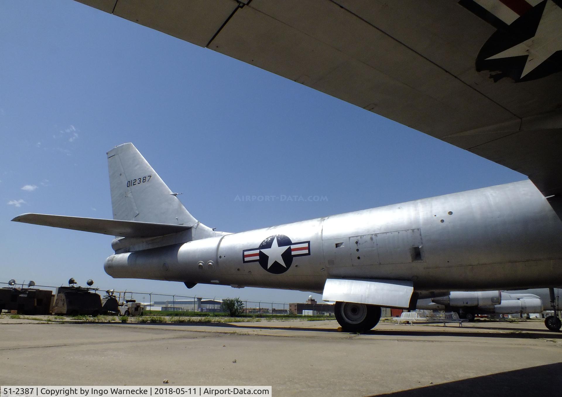 51-2387, 1951 Boeing WB-47E-55-BW Stratojet C/N 450440, Boeing WB-47E Stratojet at the Kansas Aviation Museum, Wichita KS