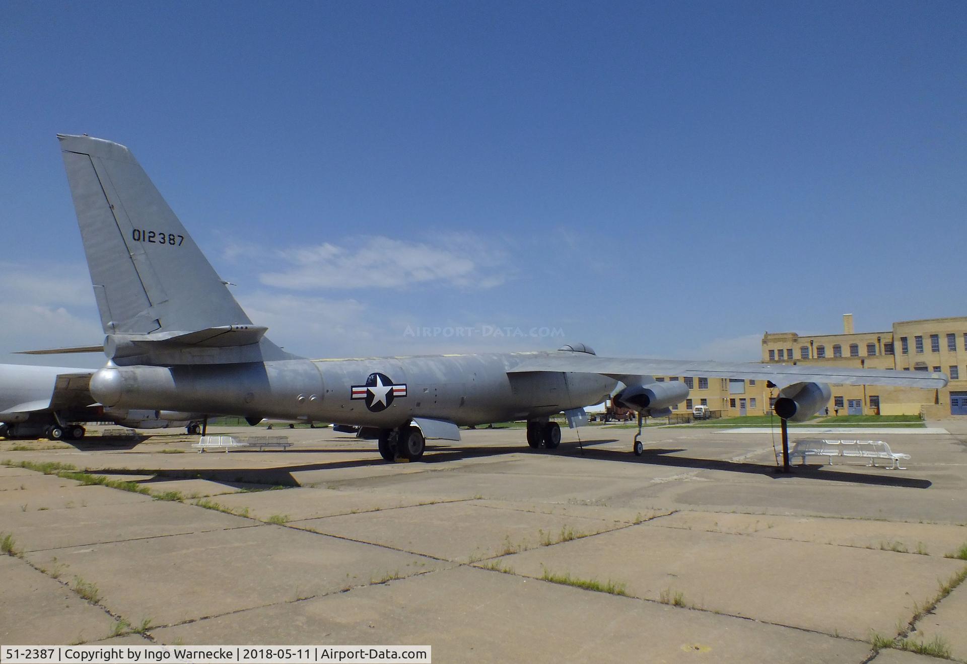 51-2387, 1951 Boeing WB-47E-55-BW Stratojet C/N 450440, Boeing WB-47E Stratojet at the Kansas Aviation Museum, Wichita KS