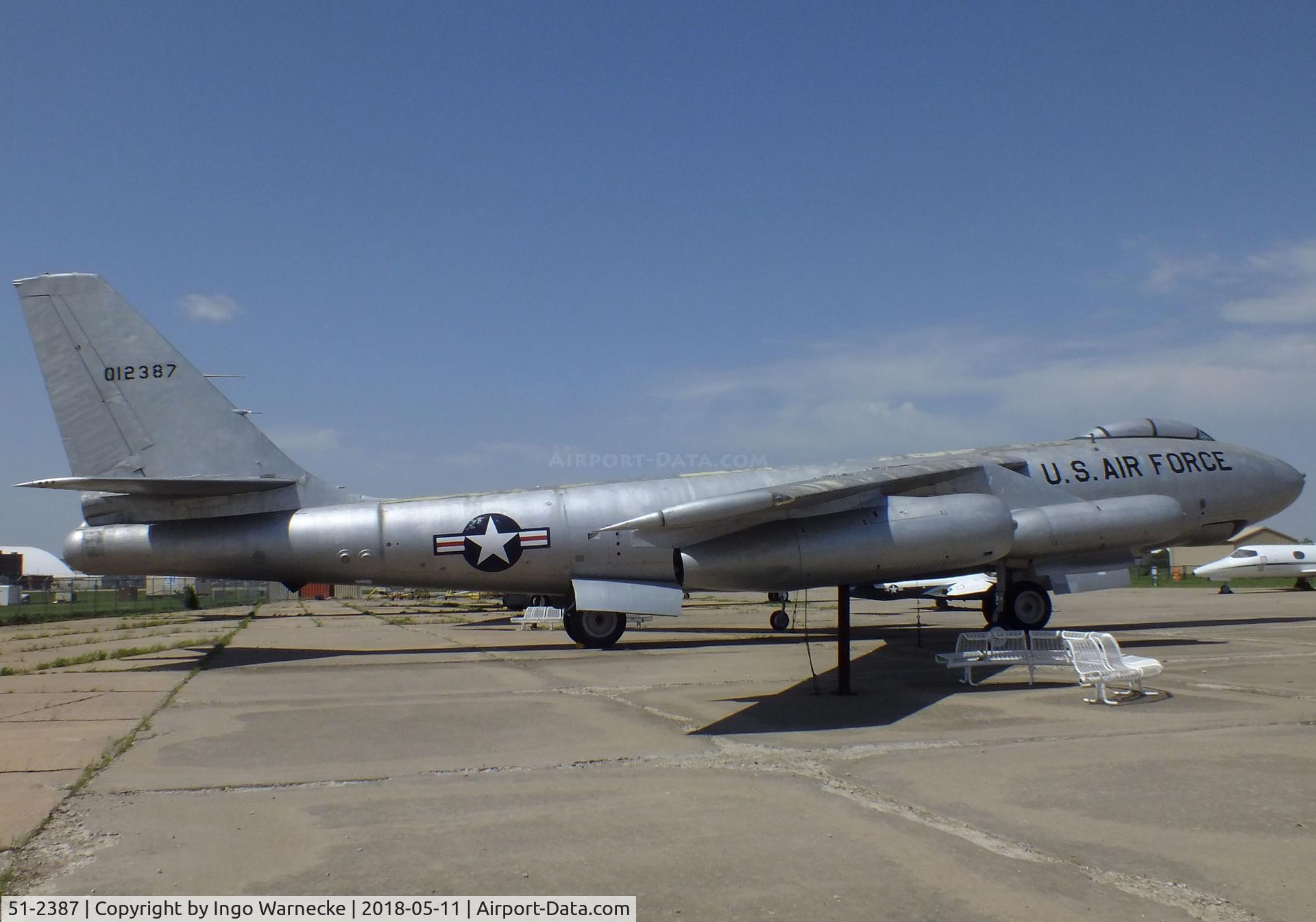 51-2387, 1951 Boeing WB-47E-55-BW Stratojet C/N 450440, Boeing WB-47E Stratojet at the Kansas Aviation Museum, Wichita KS