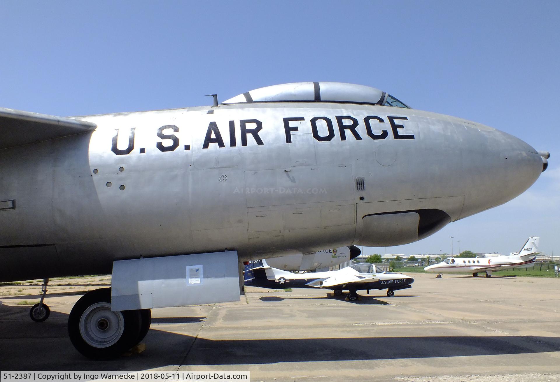 51-2387, 1951 Boeing WB-47E-55-BW Stratojet C/N 450440, Boeing WB-47E Stratojet at the Kansas Aviation Museum, Wichita KS