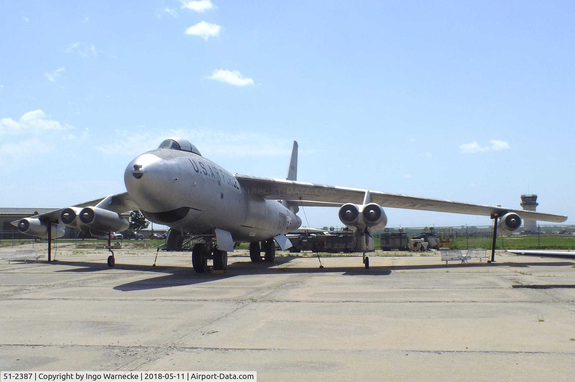 51-2387, 1951 Boeing WB-47E-55-BW Stratojet C/N 450440, Boeing WB-47E Stratojet at the Kansas Aviation Museum, Wichita KS