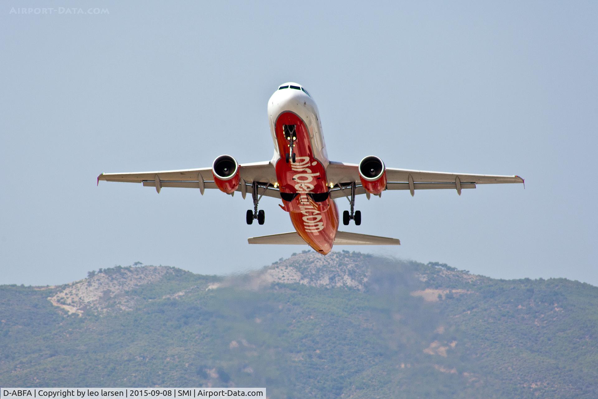 D-ABFA, 2009 Airbus A320-214 C/N 4101, Samos 8.9.2015