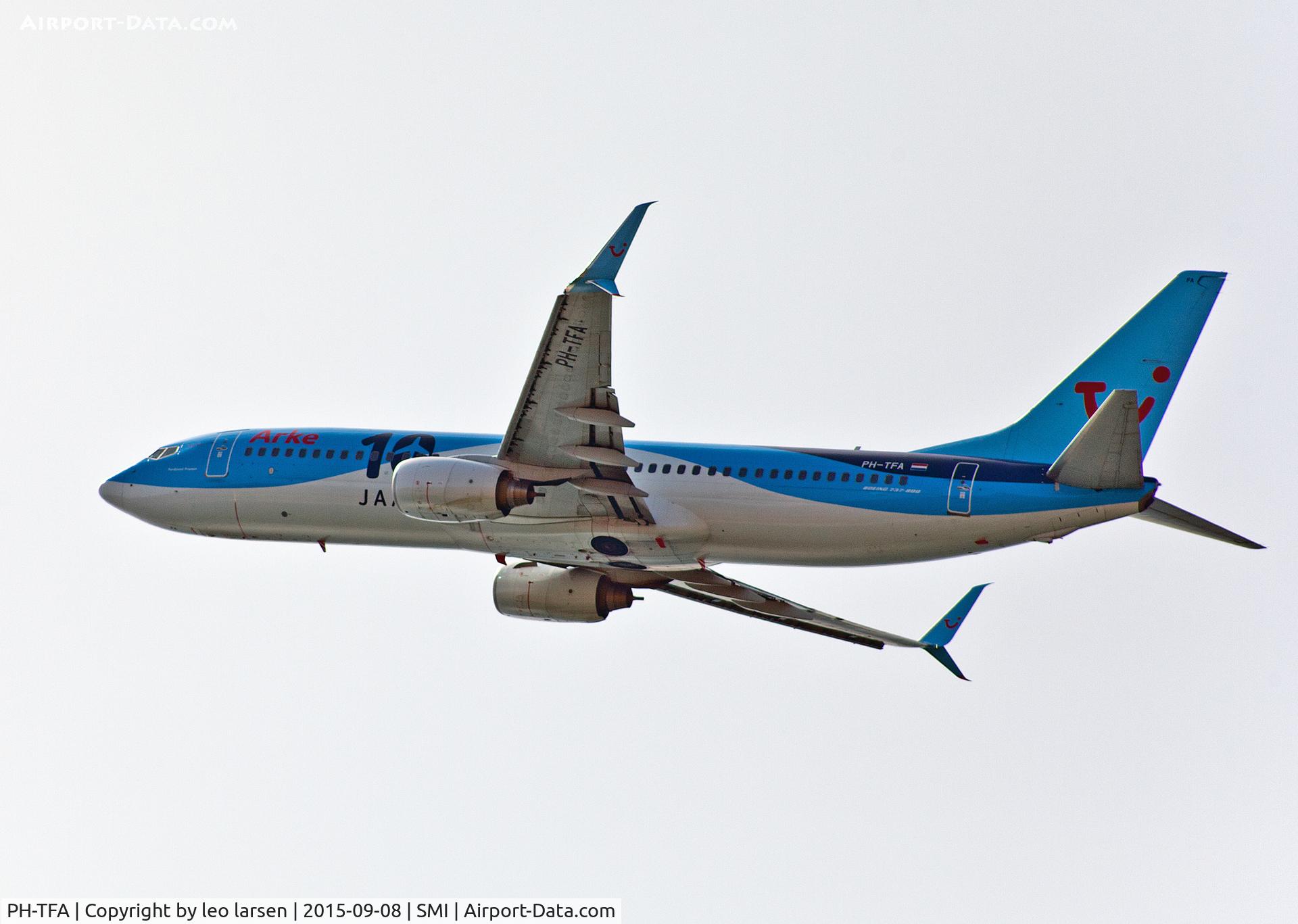 PH-TFA, 2007 Boeing 737-8K5 C/N 35100, Samos 8.9.2015