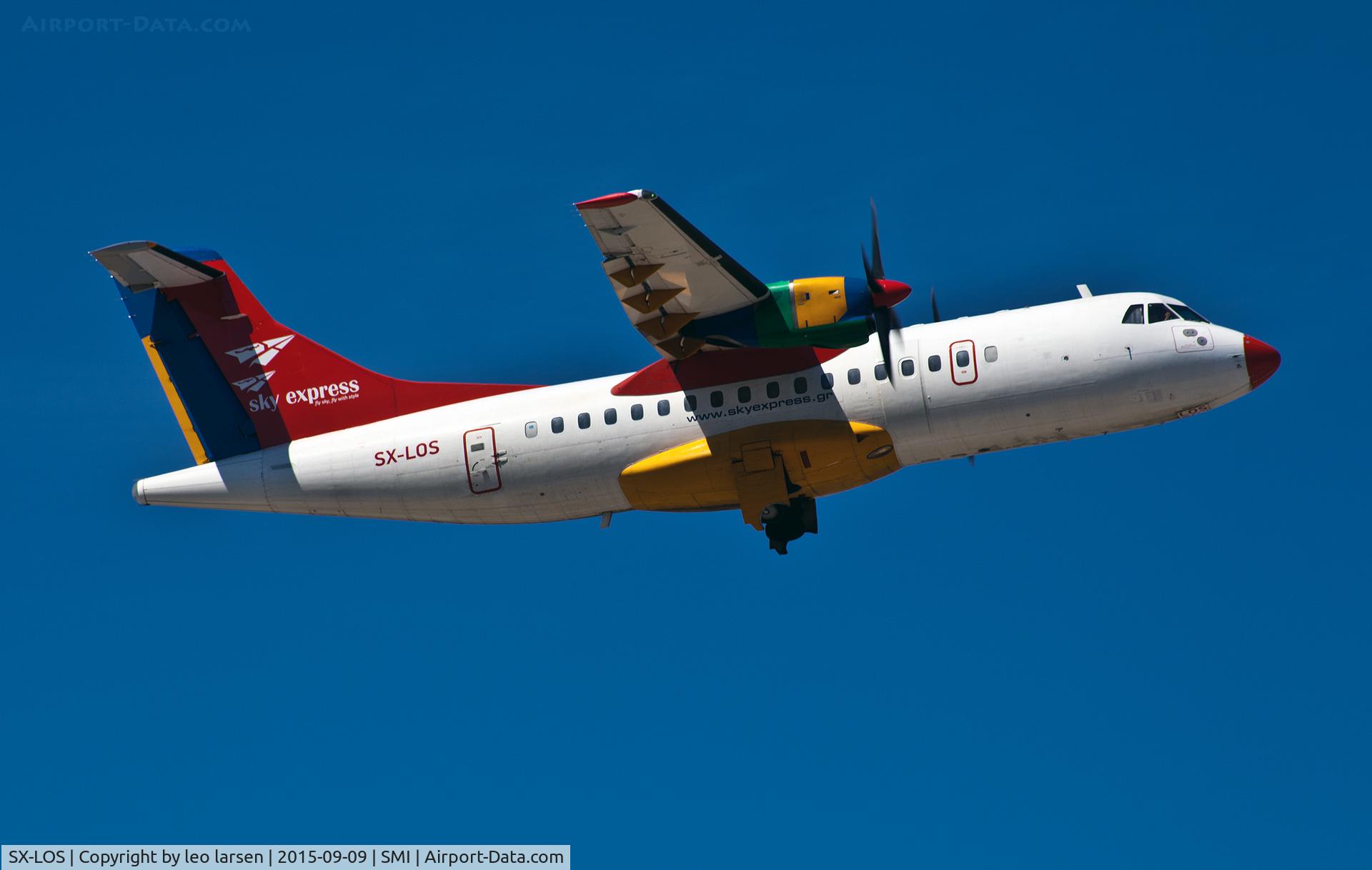 SX-LOS, 1988 ATR 42-300 C/N 107, Samos 9.9.2015. ex OY-CIR 