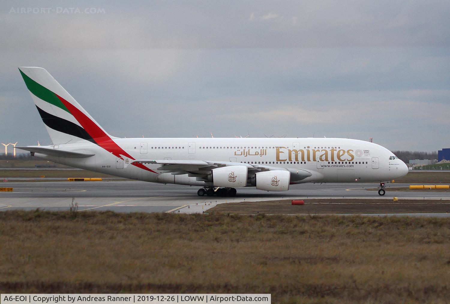A6-EOI, 2014 Airbus A380-861 C/N 178, Emirates A380