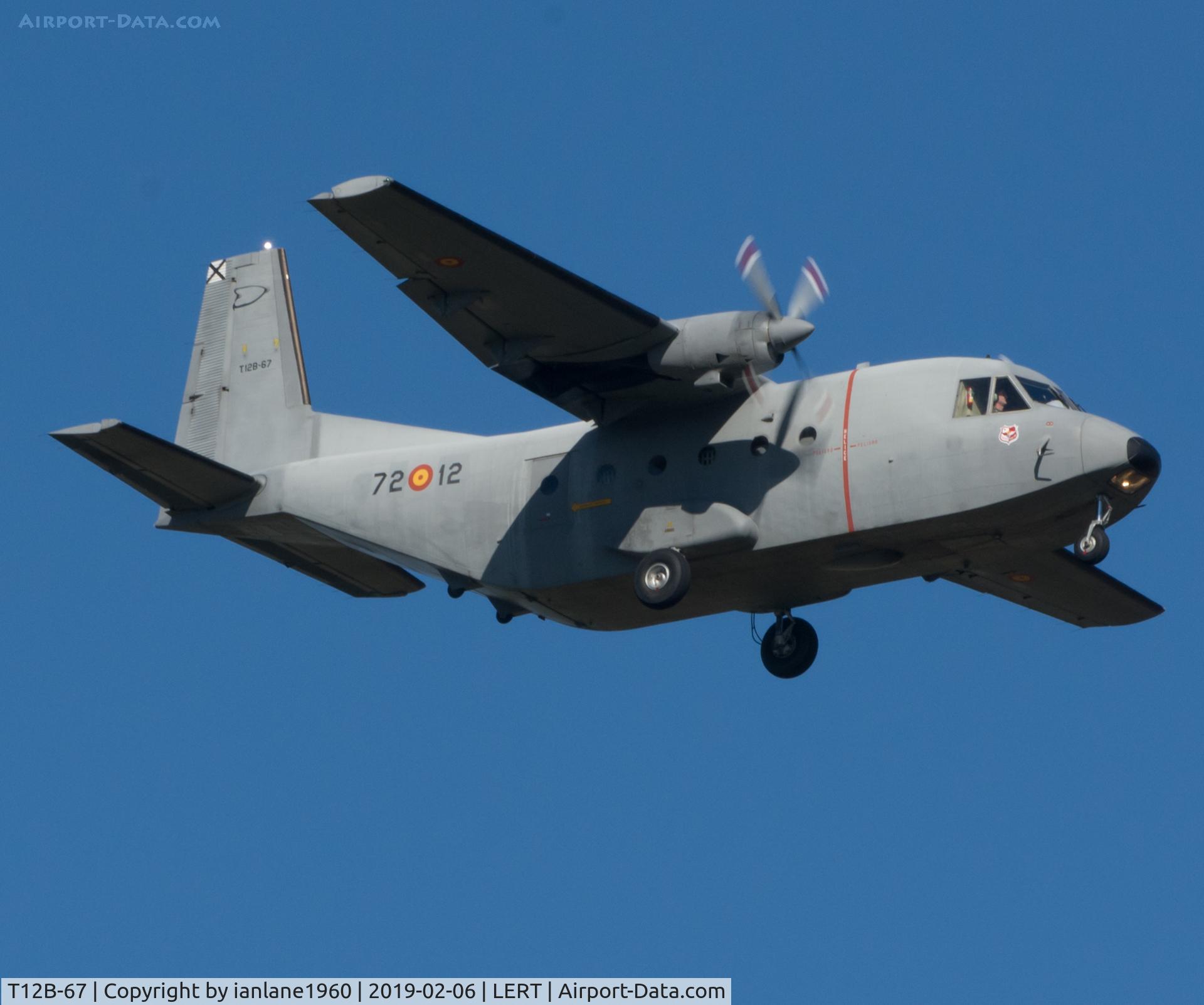 T12B-67, CASA C-212-100 Aviocar C/N AB1-6-130, 72-12 Spanish Air Force