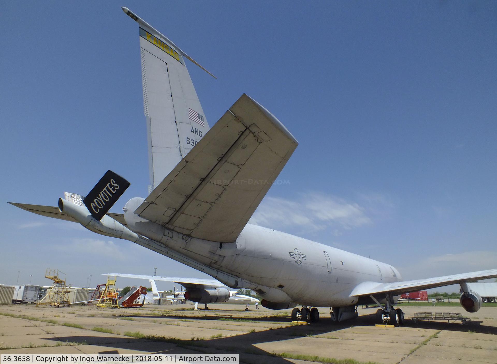 56-3658, 1956 Boeing KC-135E-BN Stratotanker C/N 17407, Boeing KC-135E Stratotanker at the Kansas Aviation Museum, Wichita KS