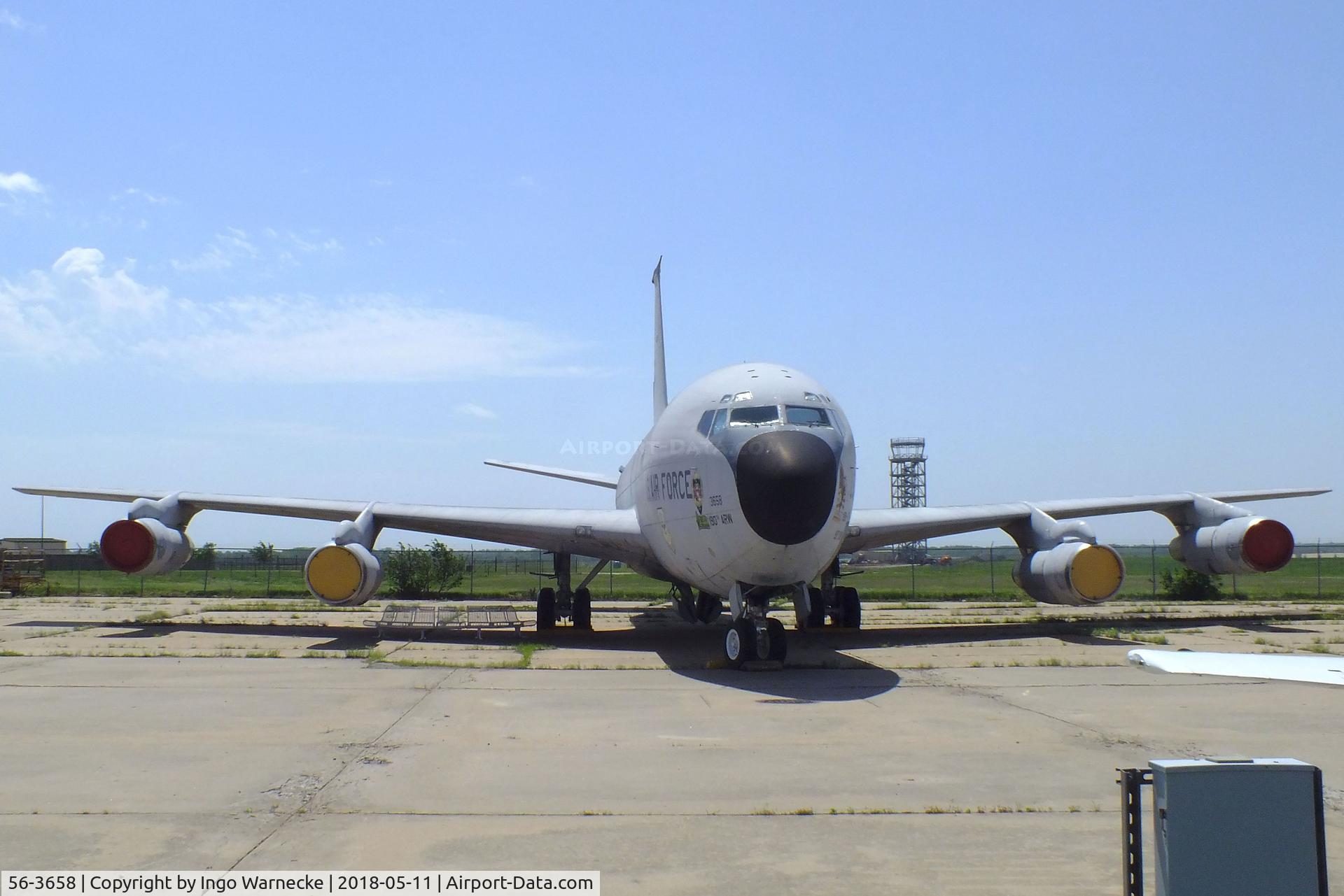 56-3658, 1956 Boeing KC-135E-BN Stratotanker C/N 17407, Boeing KC-135E Stratotanker at the Kansas Aviation Museum, Wichita KS