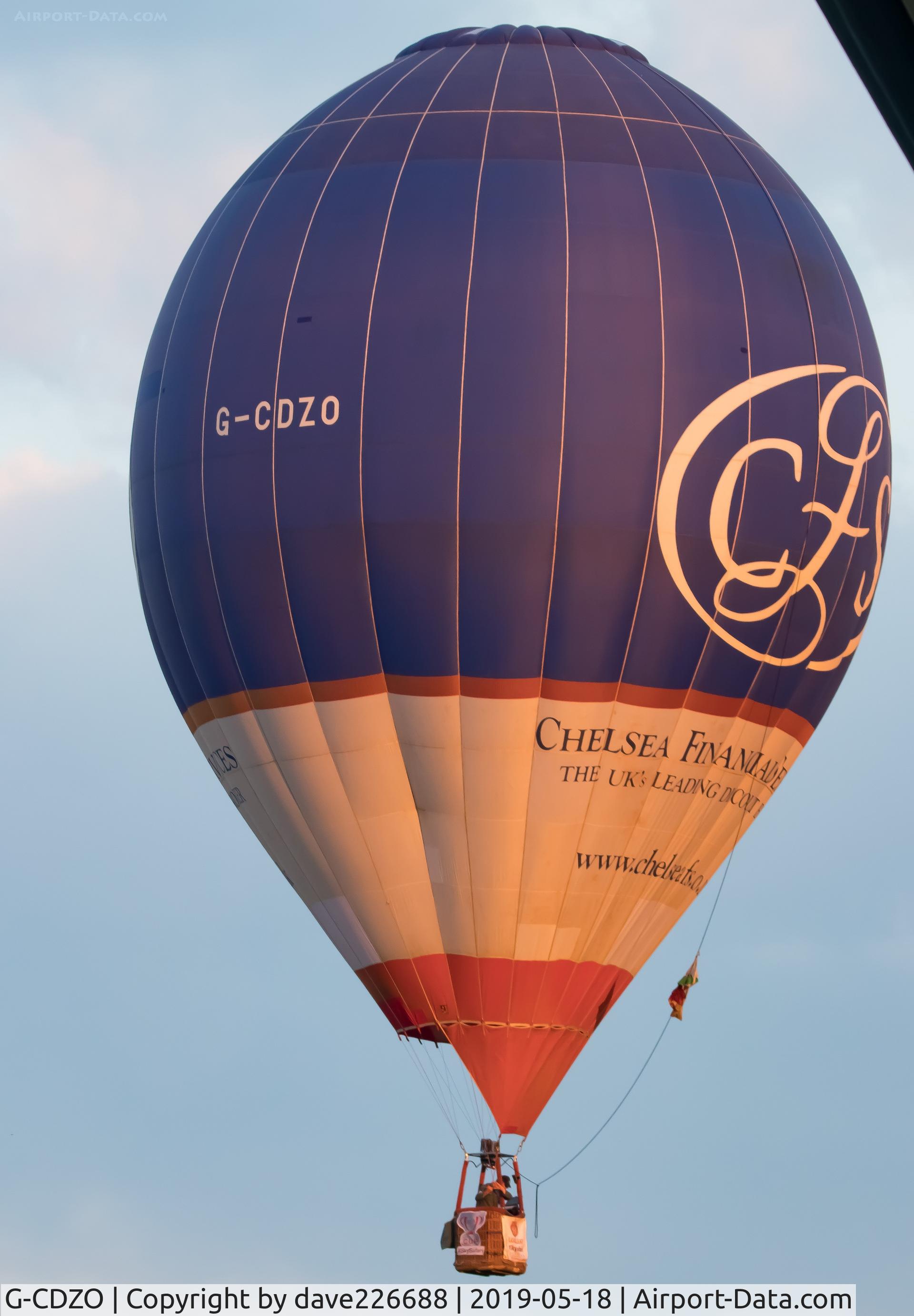 G-CDZO, 2006 Lindstrand Hot Air Balloons Ltd LBL 60X C/N 1104, G CDZO at the 2019 Midlands Air Festival