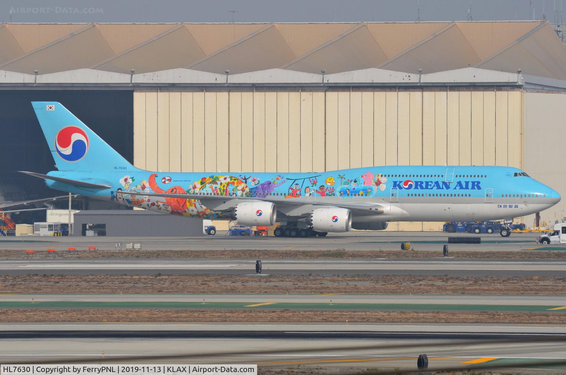 HL7630, 2015 Boeing 747-8B5 C/N 40905, Korean B748 with art work added