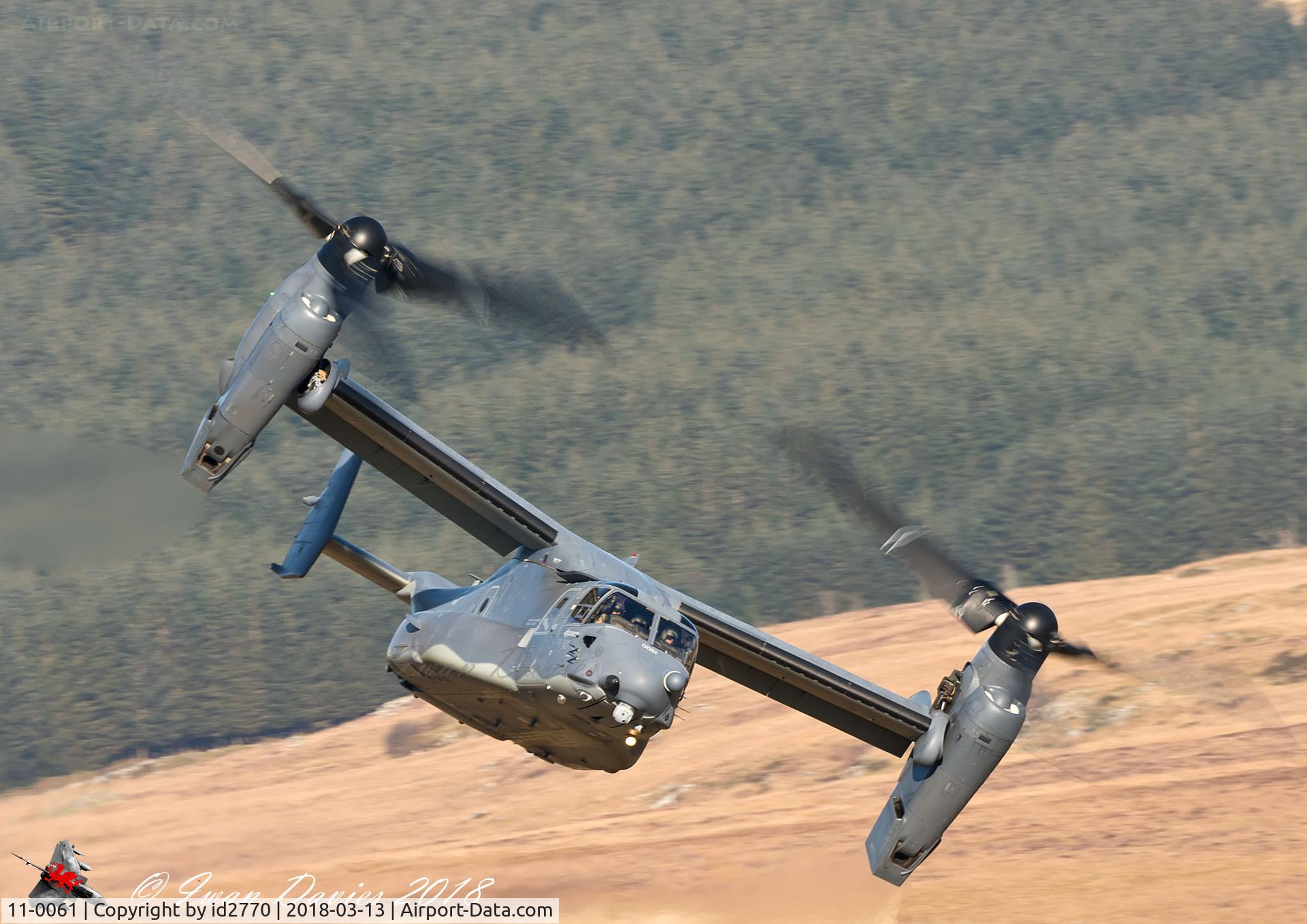 11-0061, 2011 Bell-Boeing CV-22B Osprey C/N D1041, Mach Loop