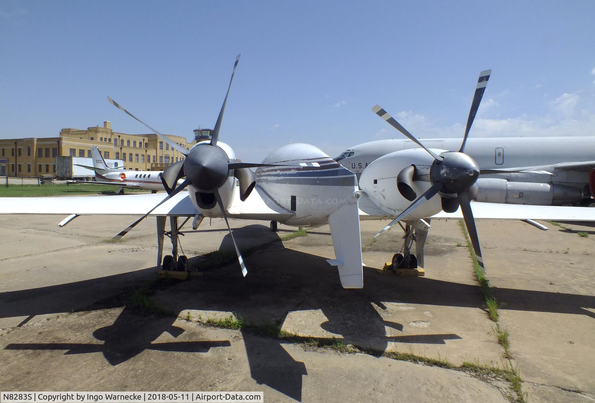 N8283S, 1993 Beech 2000A Starship 1 Starship 1 C/N NC-41, Beechcraft 2000A Starship 1 at the Kansas Aviation Museum, Wichita KS